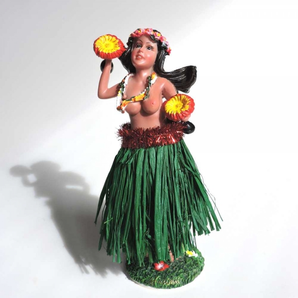 wackel hula mädchen grün